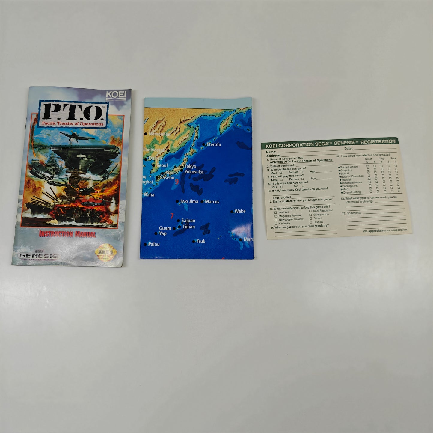 P.T.O. Pacific Theater of Operations (Sega Genesis, 1992)