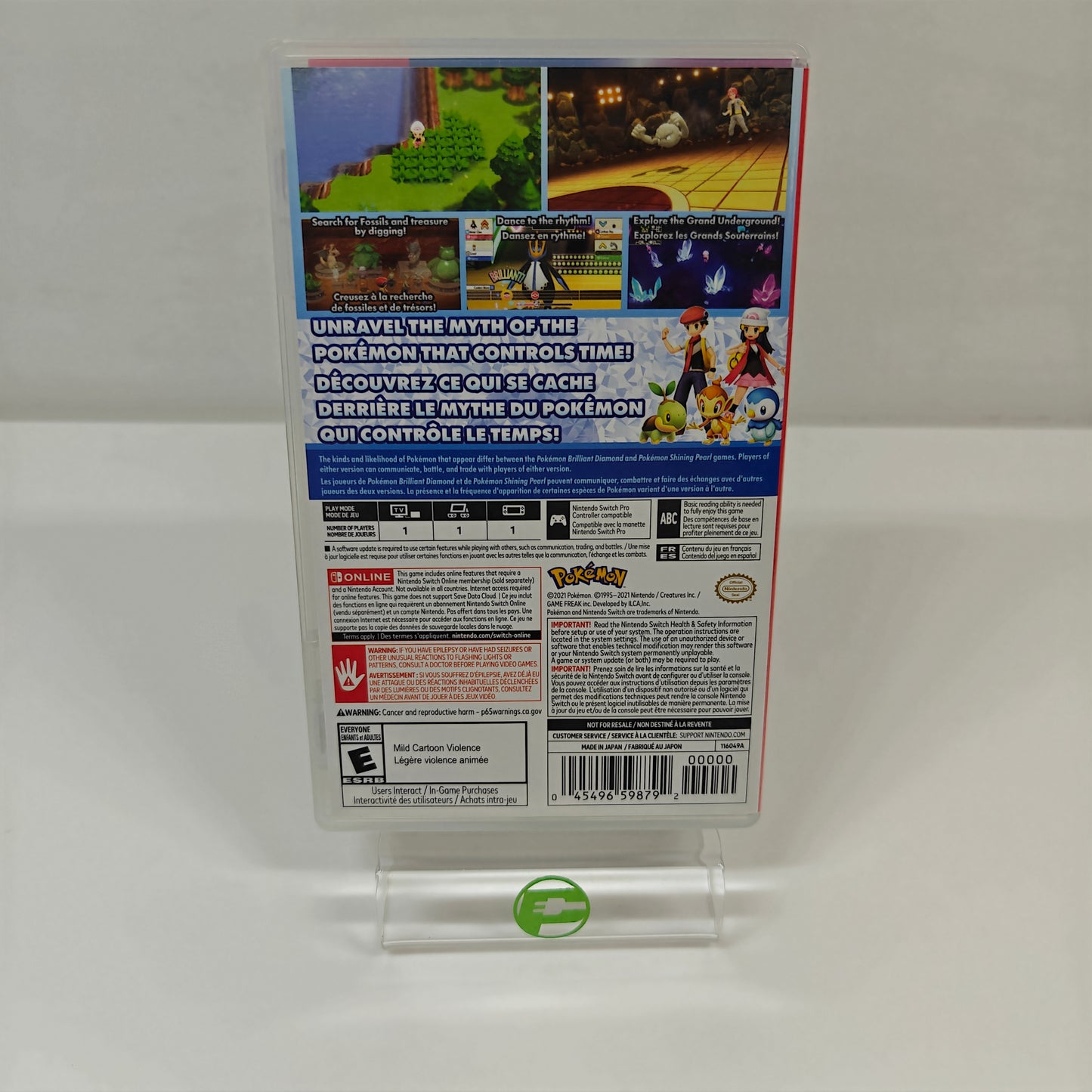 Pokemon Brilliant Diamond (Nintendo Switch, 2021)