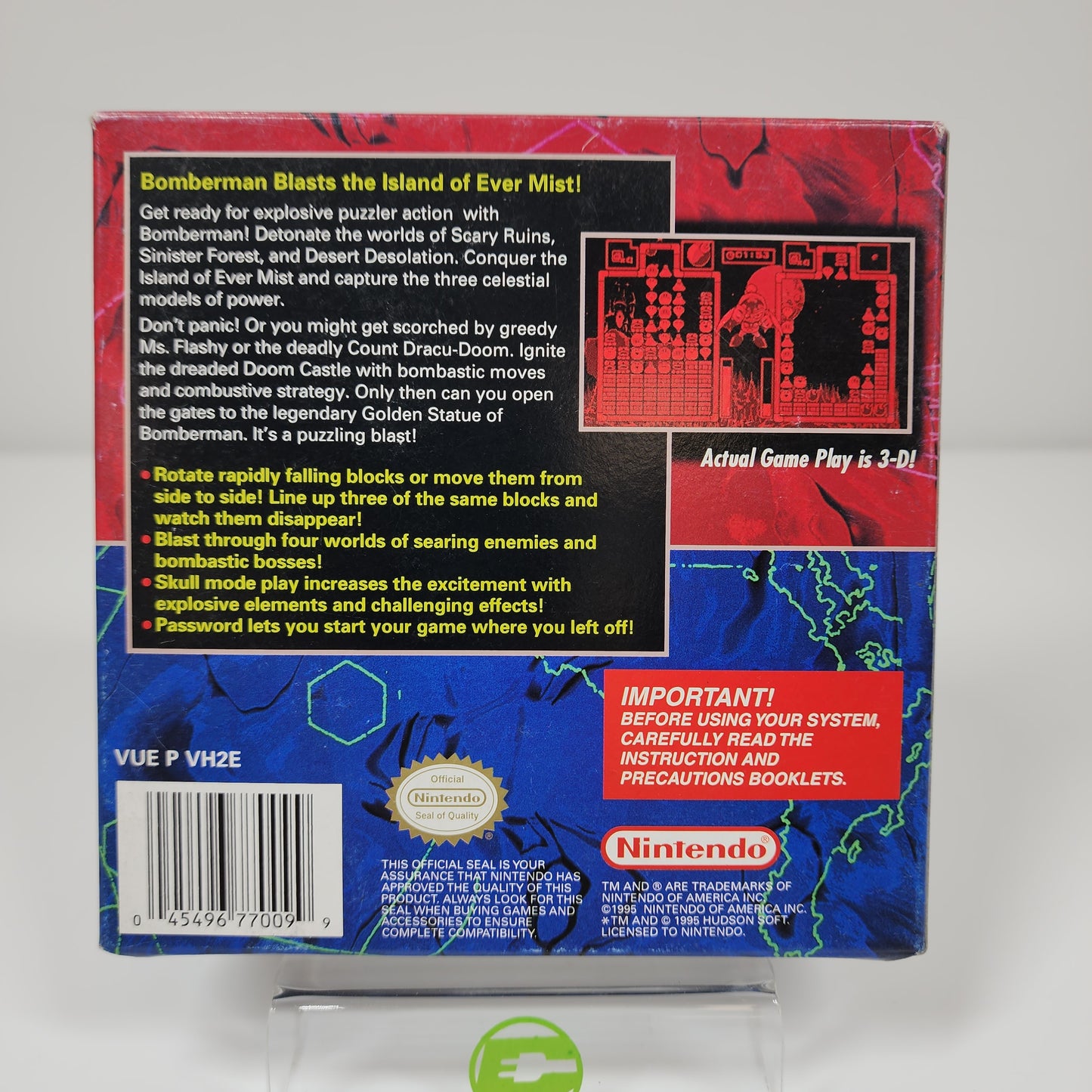 Panic Bomber (Nintendo Virtual Boy, 1995)