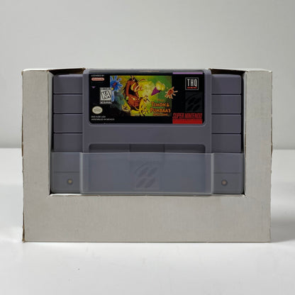 Timon and Pumbaa Jungle Games (Super Nintendo SNES, 1997)