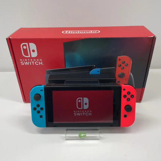 Nintendo Switch v2 Video Game Console HAC-001(-01)  Red/Blue
