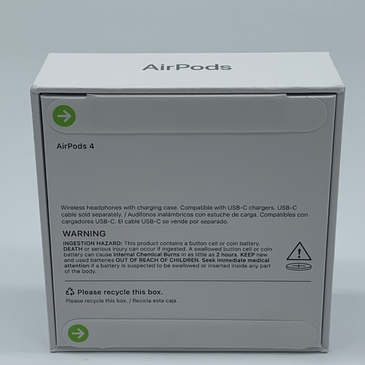 AirPods 4本体 A3050 A3053箱付き New Apple AirPods 4th Gen with Charging Case A3050 A3053 A3058