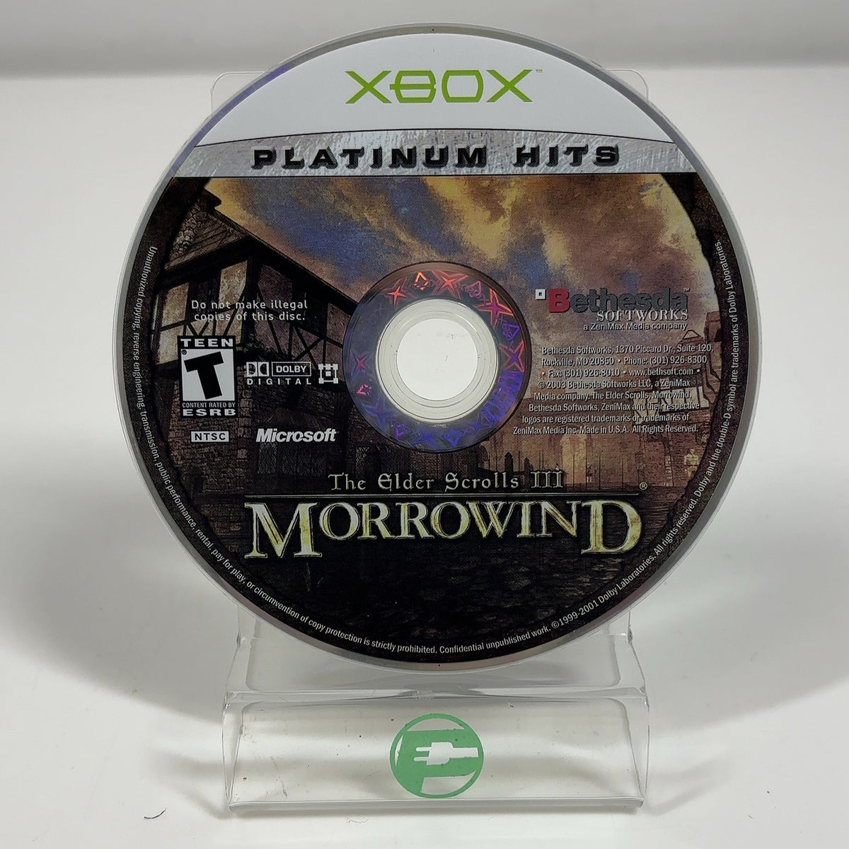 Elder Scrolls III Morrowind (Microsoft Xbox, 2002)