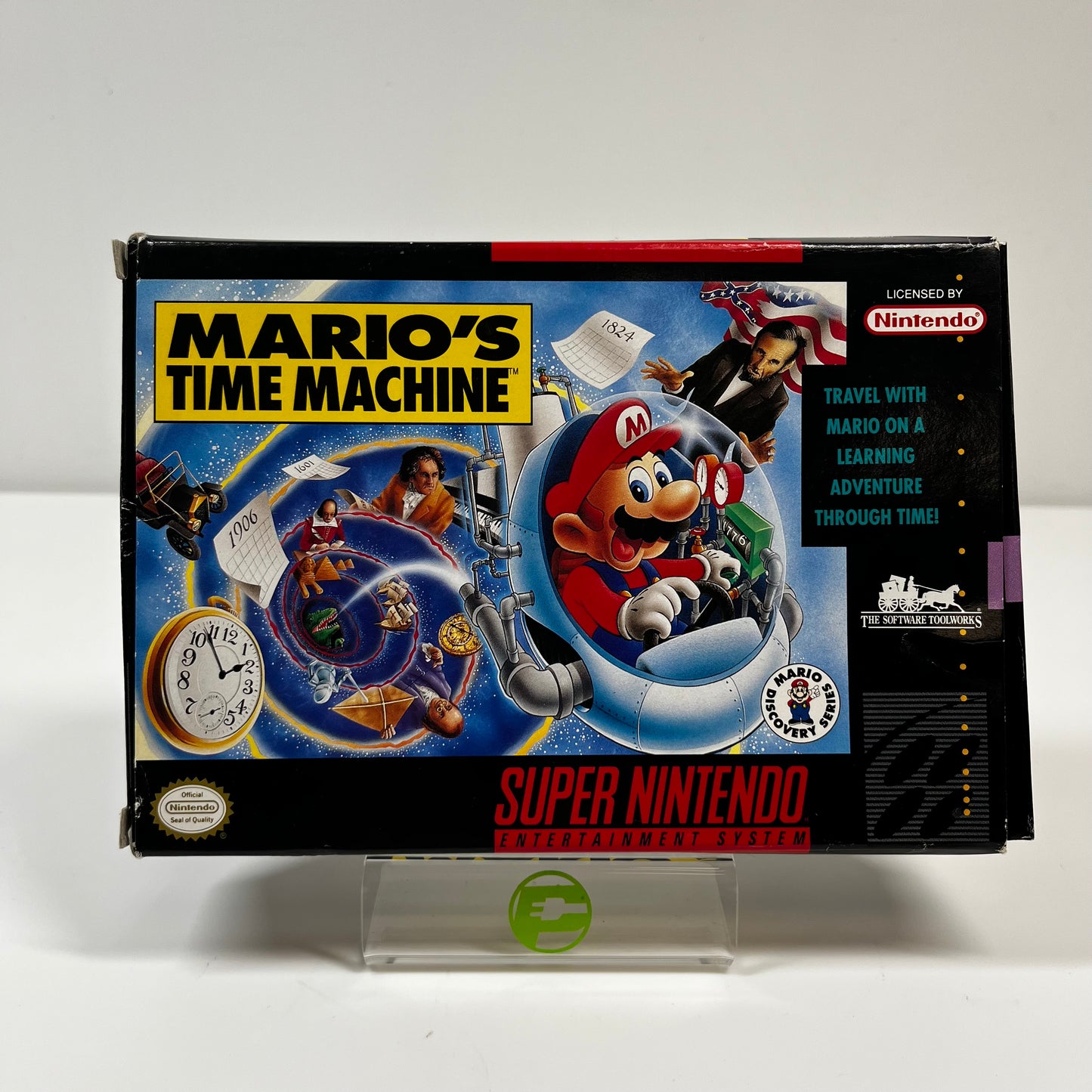 Mario's Time Machine (Super Nintendo SNES, 1993)