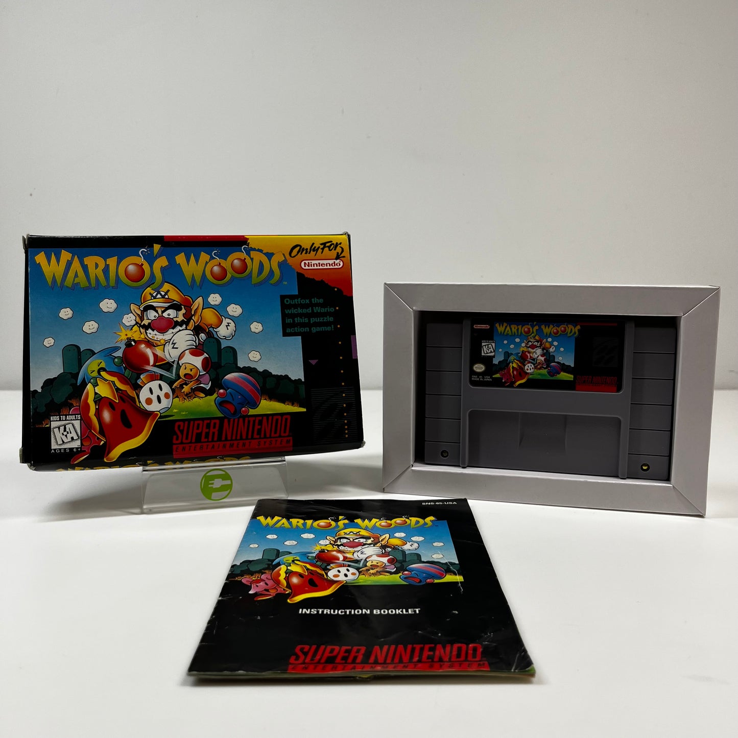 Wario's Woods (Super Nintendo SNES, 1994)