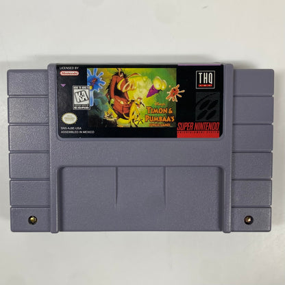 Timon and Pumbaa Jungle Games (Super Nintendo SNES, 1997)