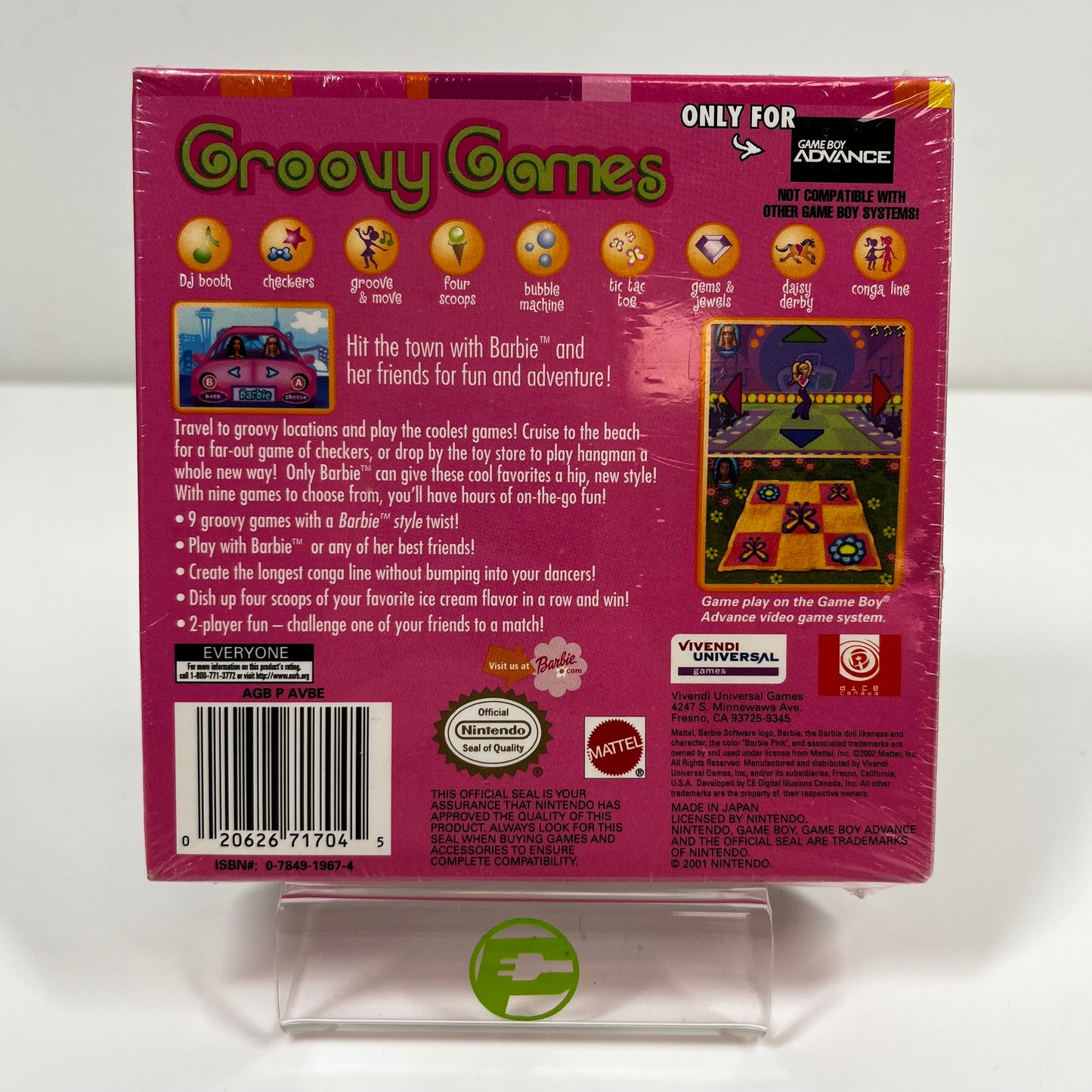 New Barbie Groovy Games (Nintendo GameBoy Advance, 2002)