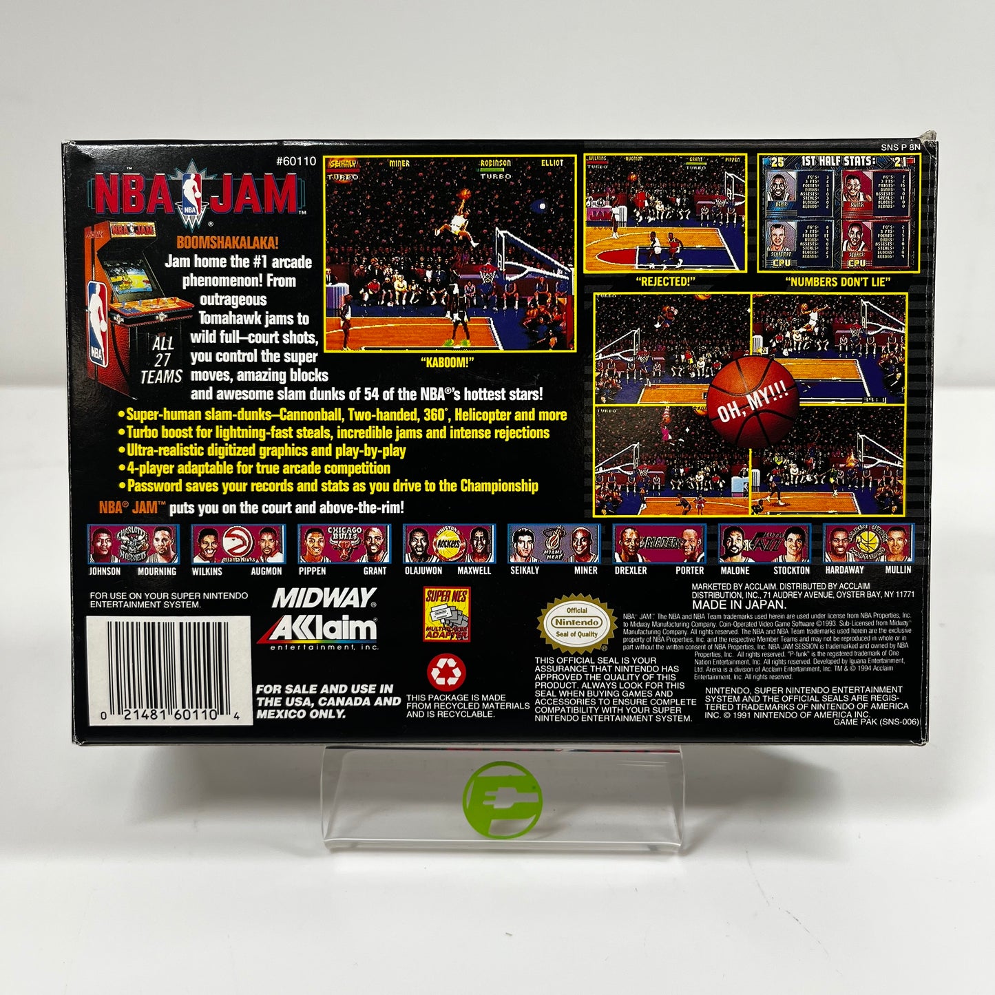 NBA Jam (Super Nintendo SNES, 1994)