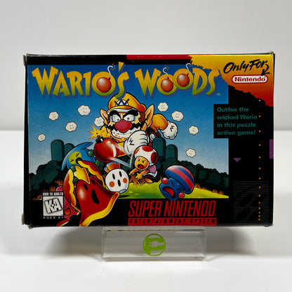 Wario's Woods (Super Nintendo SNES, 1994)