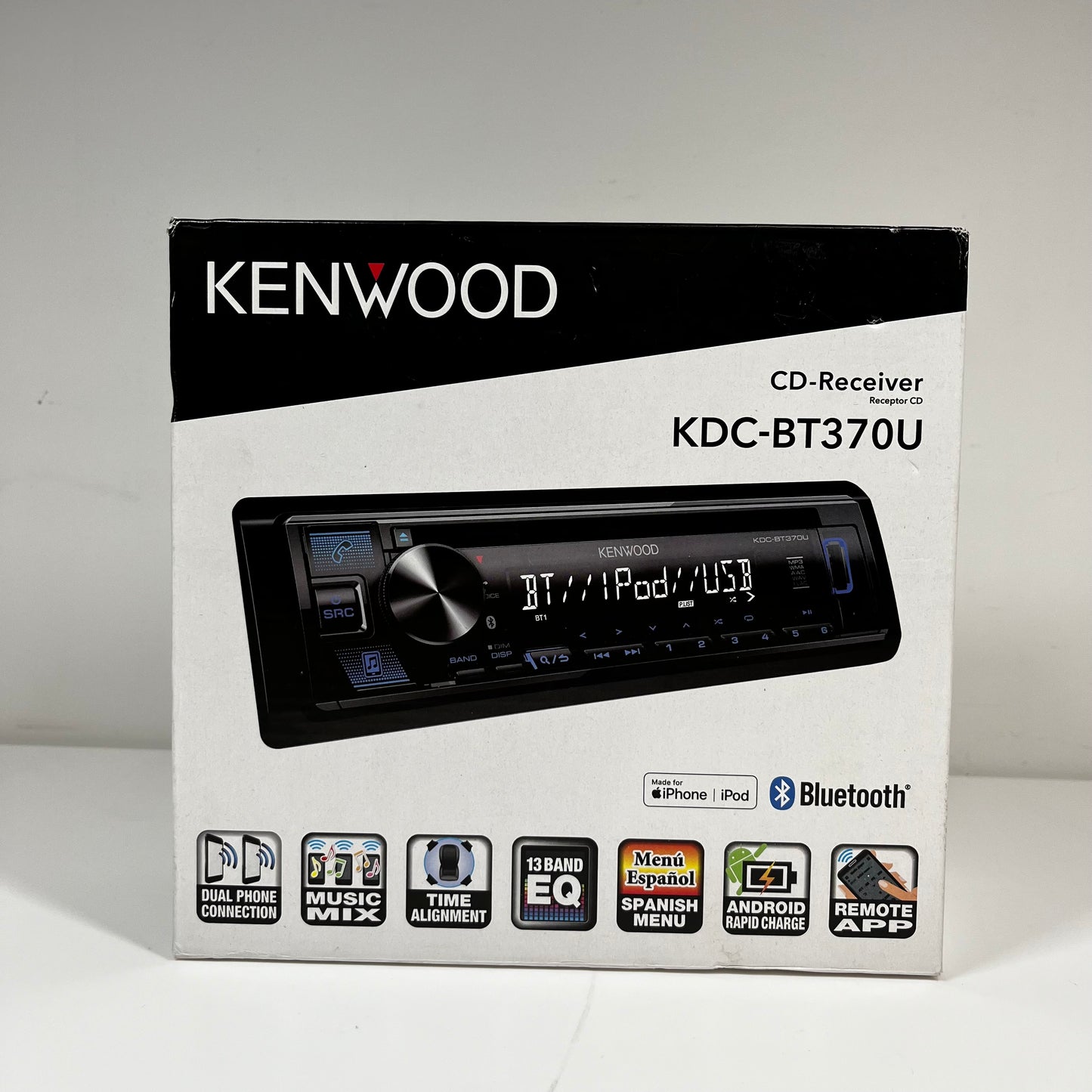 New Kenwood CD-Receiver KCD-BT370U