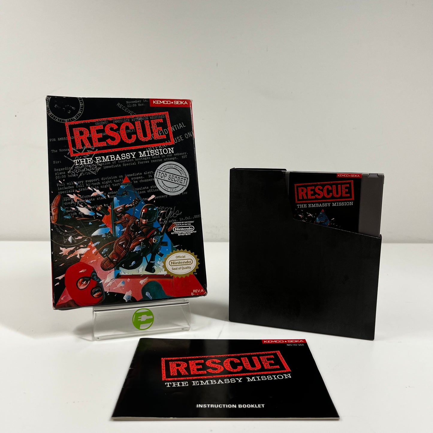 Rescue the Embassy Mission (Nintendo NES, 1989)