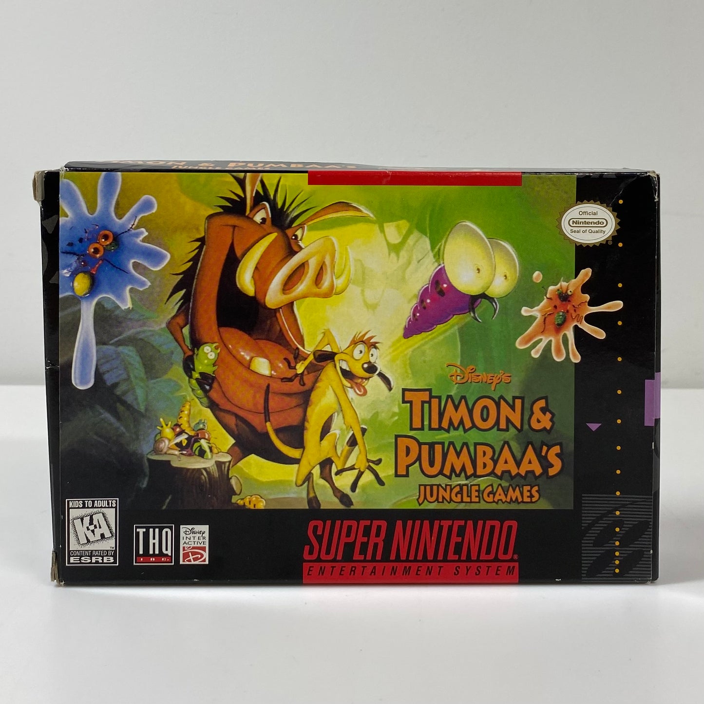 Timon and Pumbaa Jungle Games (Super Nintendo SNES, 1997)