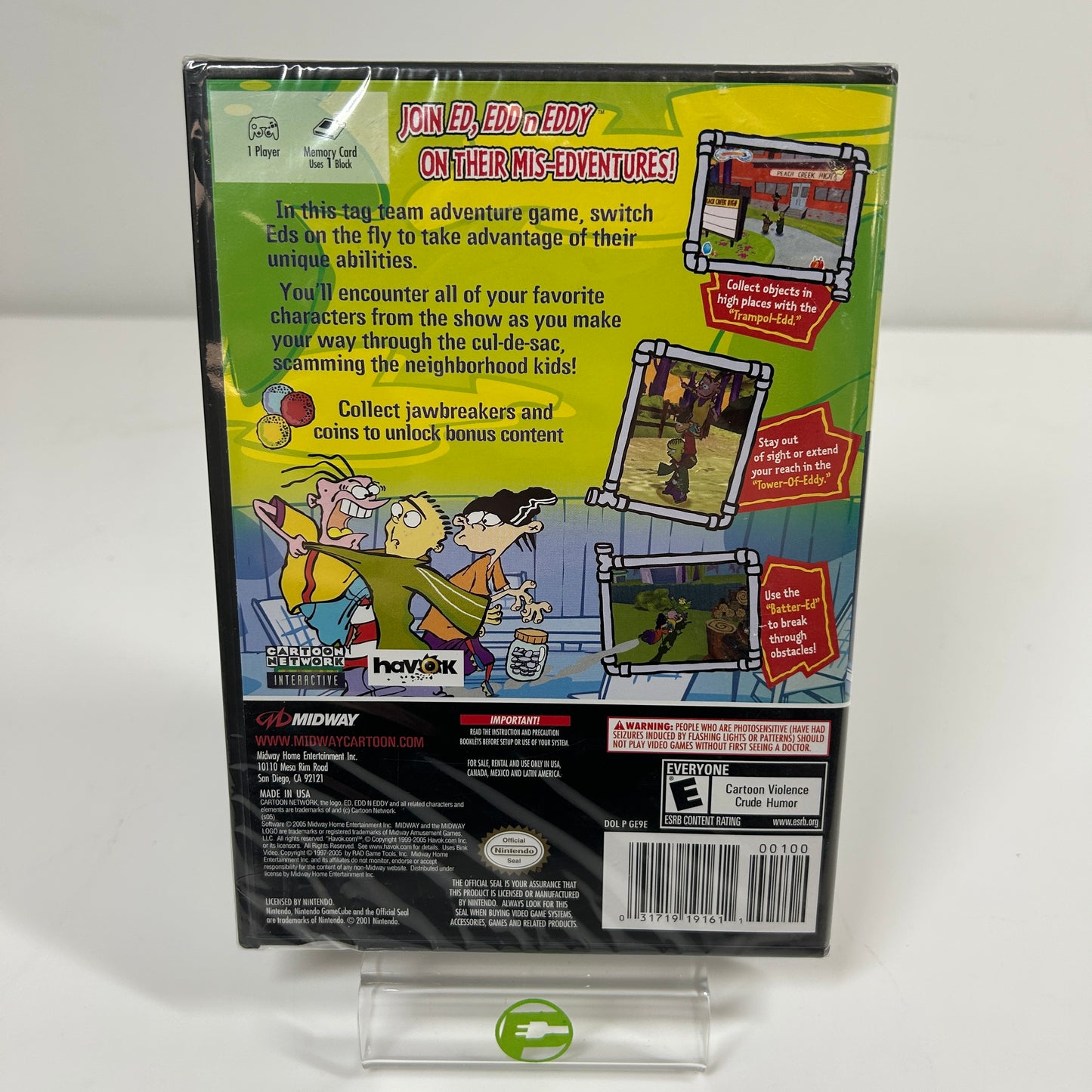 New Ed Edd N Eddy Mis-Edventures (Nintendo GameCube, 2005) Sealed