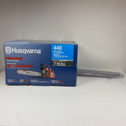 New Husqvarna 440 40.9CC Gas 18" Heavy Duty Chainsaw Tool Only