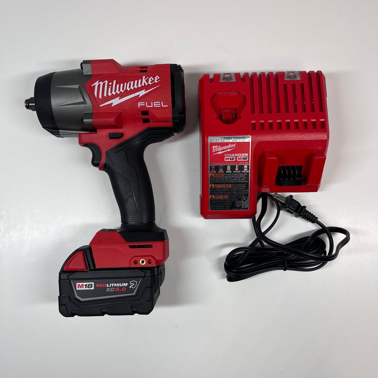 Milwaukee 2967-20 M18 18V FUEL™ 1/2" High Torque Impact Wrench