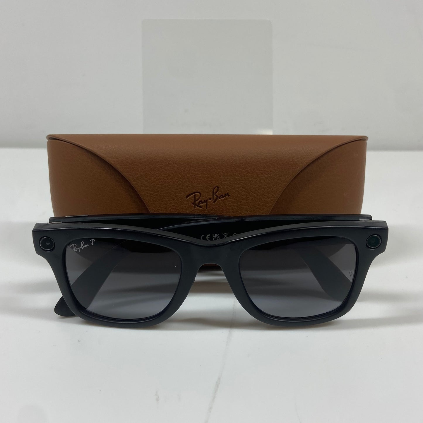 Ray-Ban Meta Wayfarer Smart Sunglasses with Gradient Graphite Polar Lenses 004R