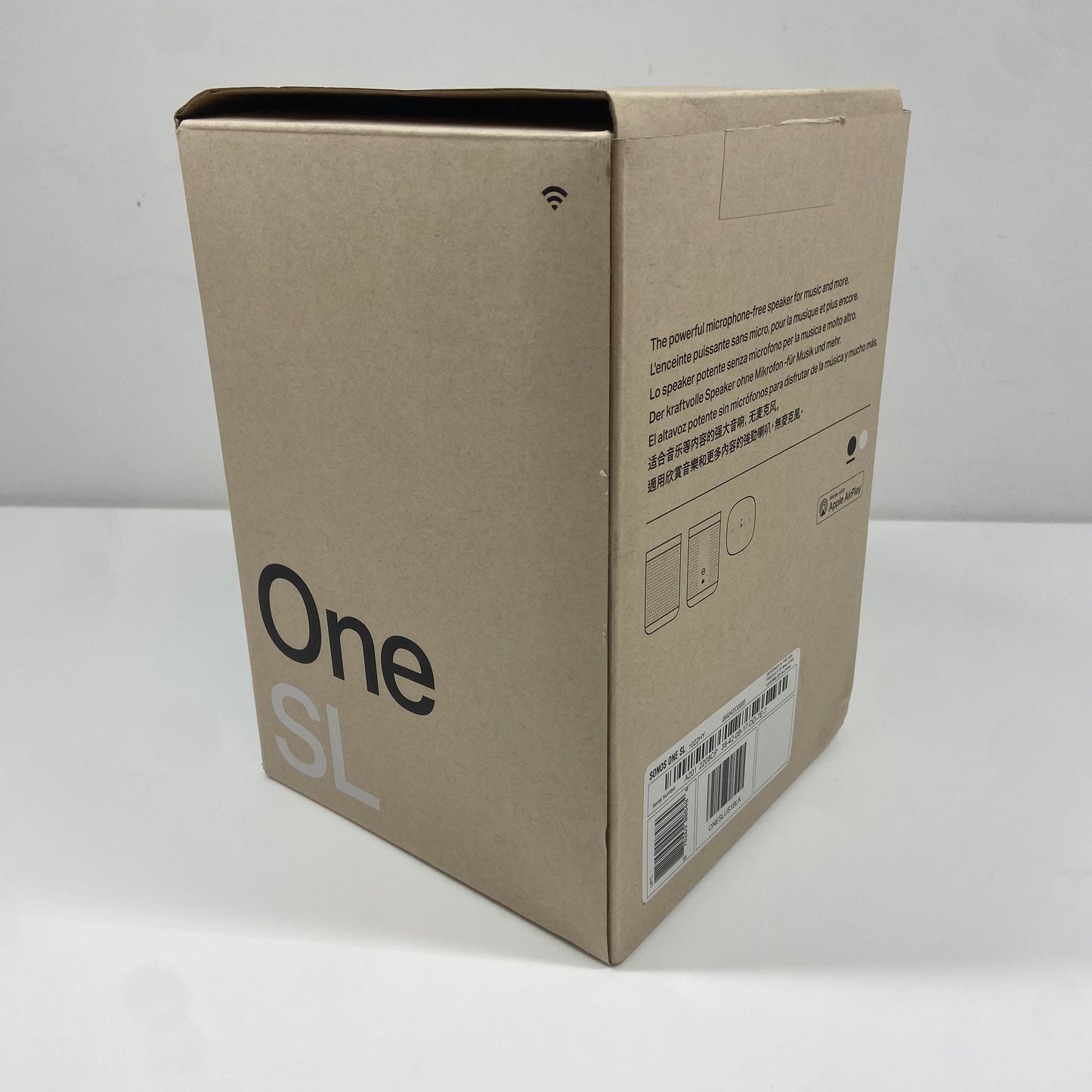 Sonos One SL Wireless Bookshelf Speaker Black S38