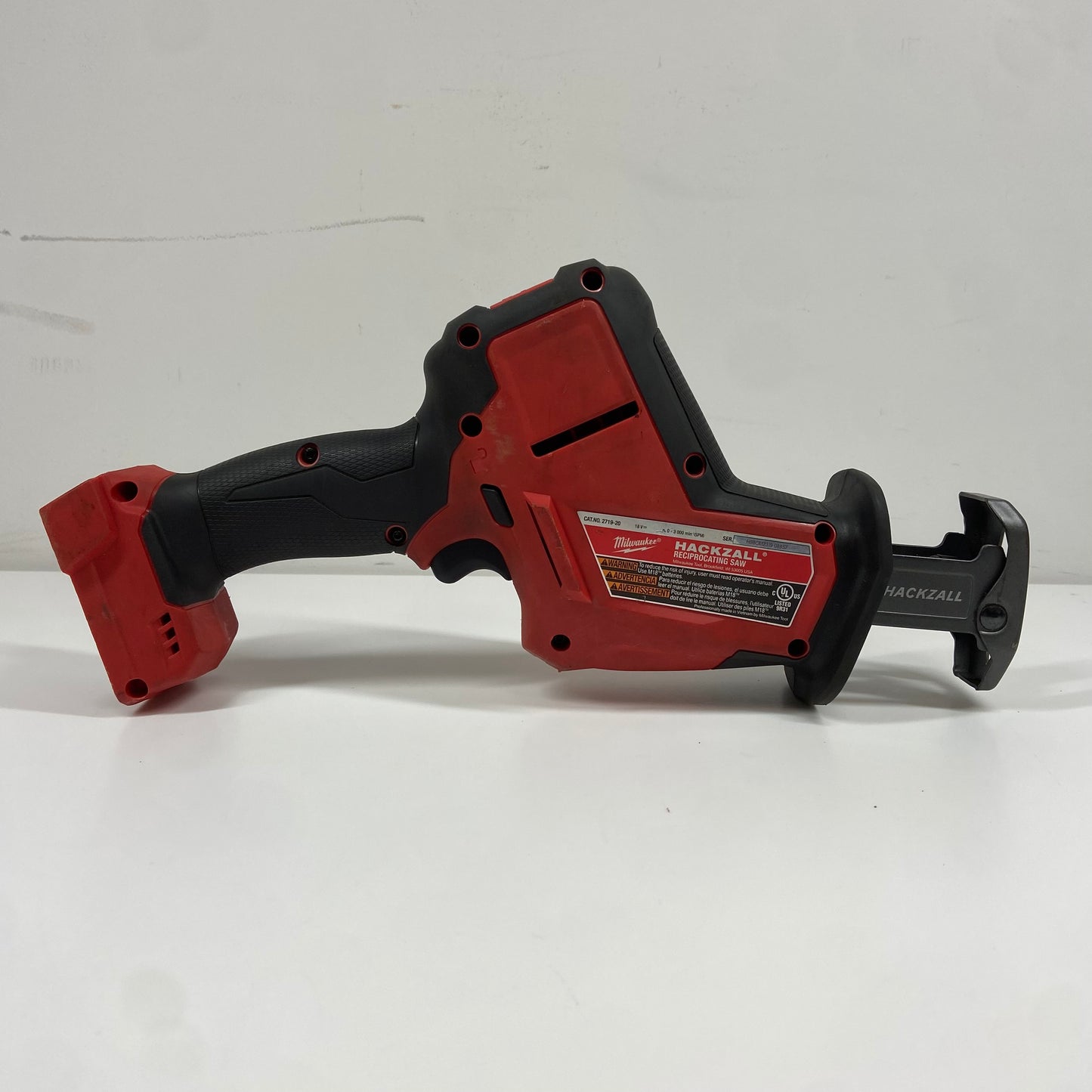 Milwaukee 2719-20 M18 18V HackZall Reciprocating Saw Tool Only