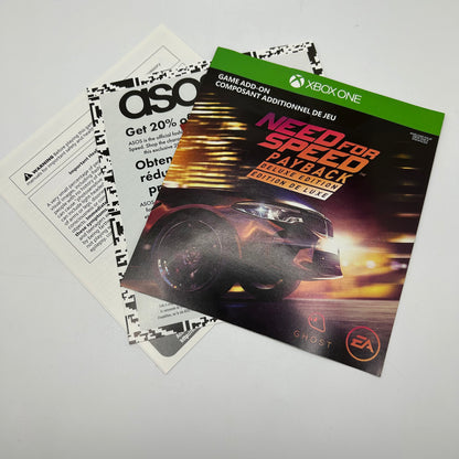 Need for Speed Payback [Deluxe Edition] (Microsoft Xbox One, 2017)