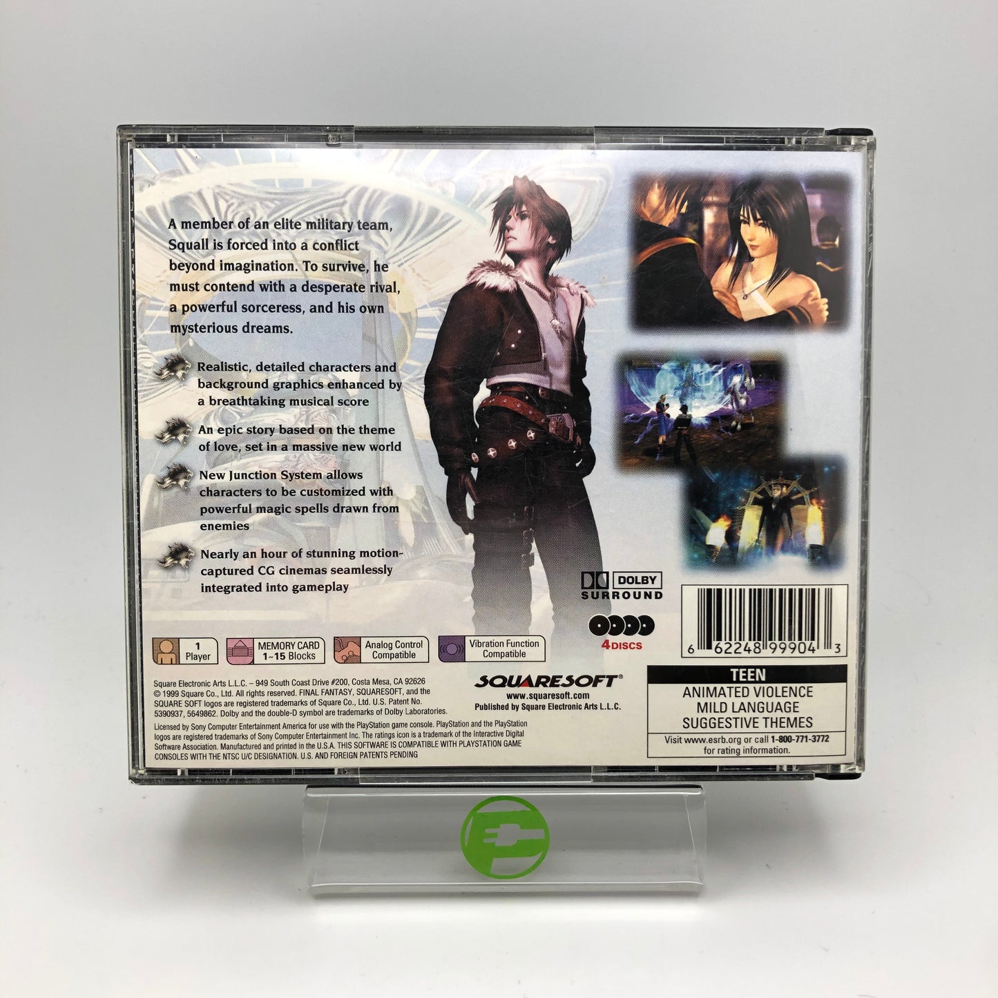 Final Fantasy VIII (Sony PlayStation 1 PS1,  1999)