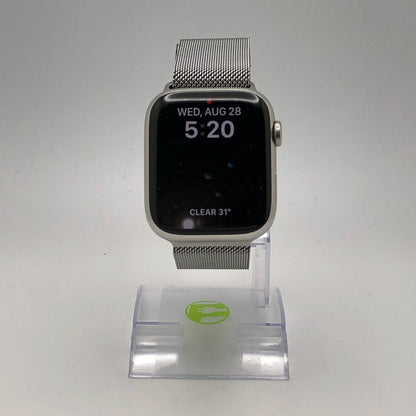 Factory Unlocked Apple Watch Series 9 45MM Stainless Steel A2984