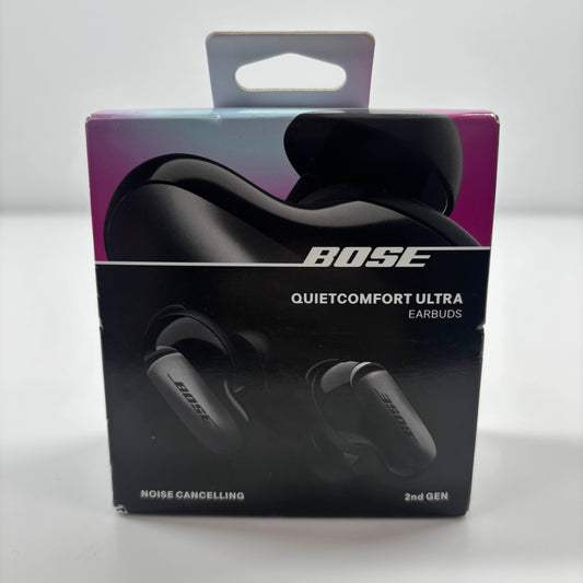 New Bose QuietComfort Ultra In-Ear Bluetooth Earbuds Black 896637-0010