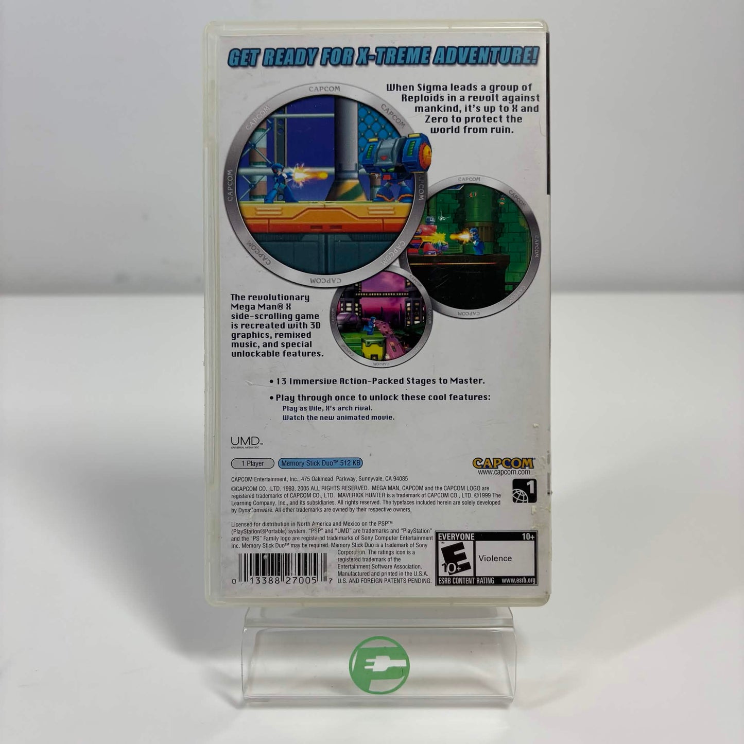 Mega Man Maverick Hunter X (Sony PlayStation Portable PSP, 2006)