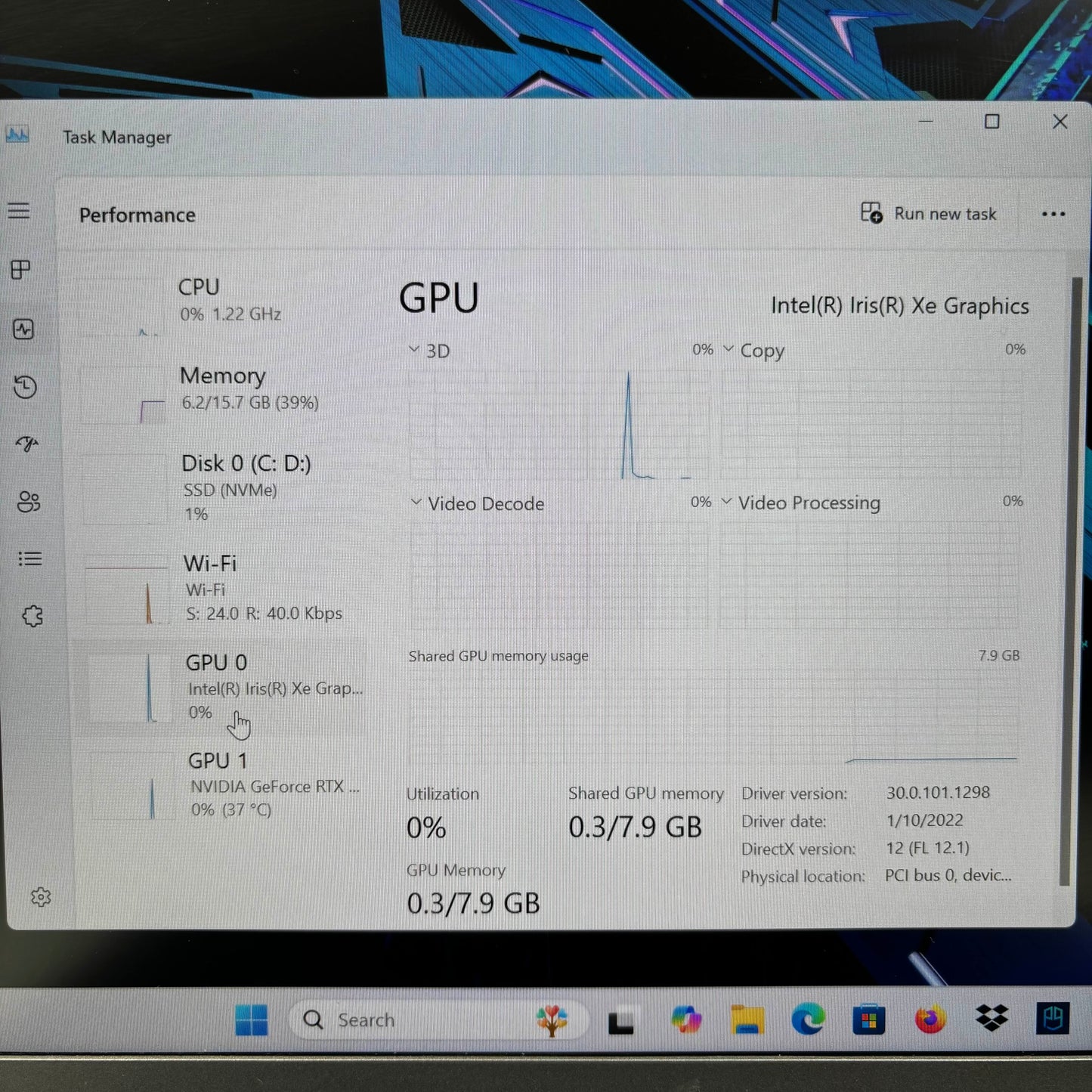 Acer Predator PT314-52S 14" i7-12700H 2.3GHz 16GB RAM 1TB SSD GeForce RTX 3060