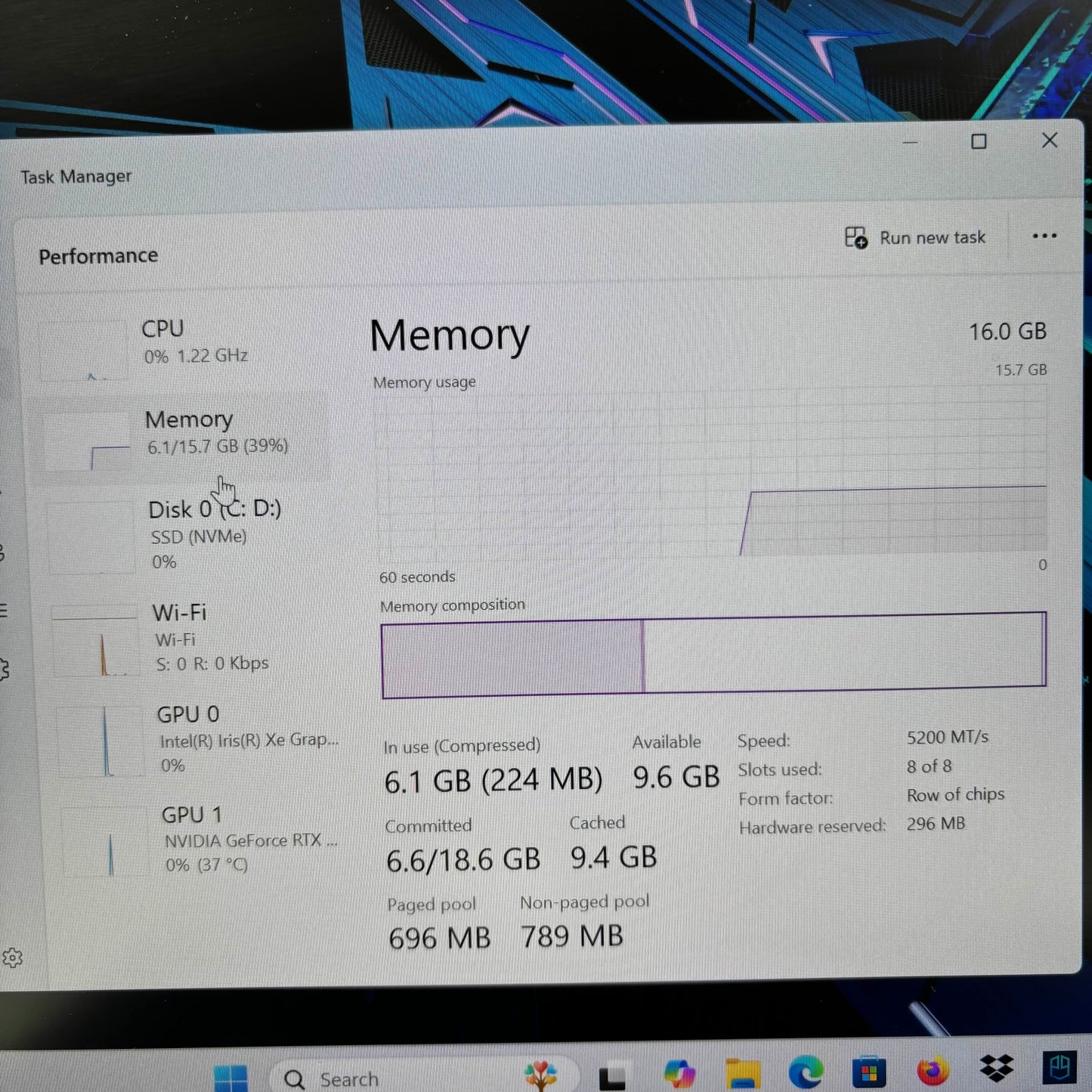 Acer Predator PT314-52S 14" i7-12700H 2.3GHz 16GB RAM 1TB SSD GeForce RTX 3060
