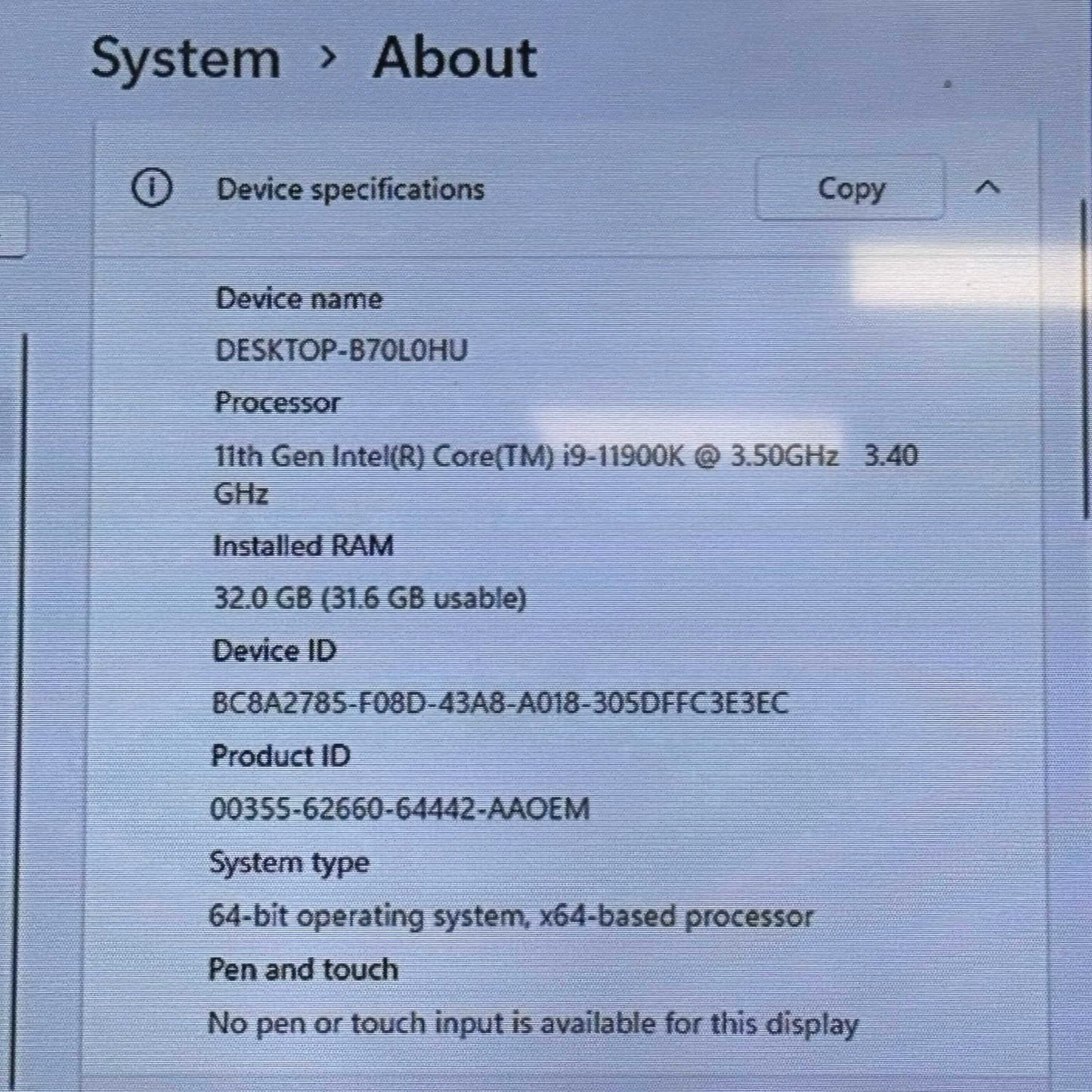 Dell XPS 8940 Core i9-11900K 3.5GHz 32GB RAM 1TB HDD 1TB SSD GeForce RTX 3060 Ti
