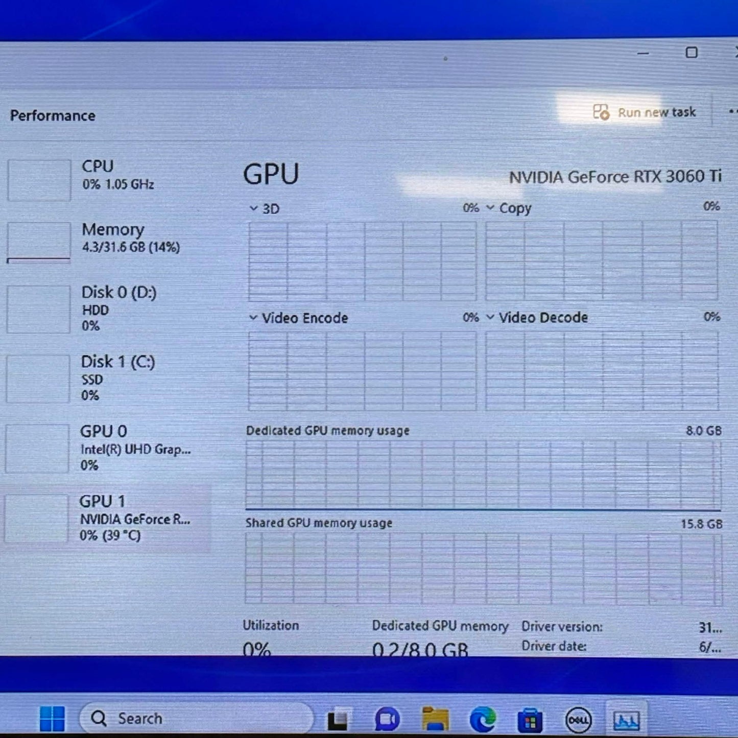 Dell XPS 8940 Core i9-11900K 3.5GHz 32GB RAM 1TB HDD 1TB SSD GeForce RTX 3060 Ti