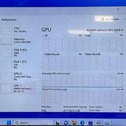 Dell XPS 8940 Core i9-11900K 3.5GHz 32GB RAM 1TB HDD 1TB SSD GeForce RTX 3060 Ti