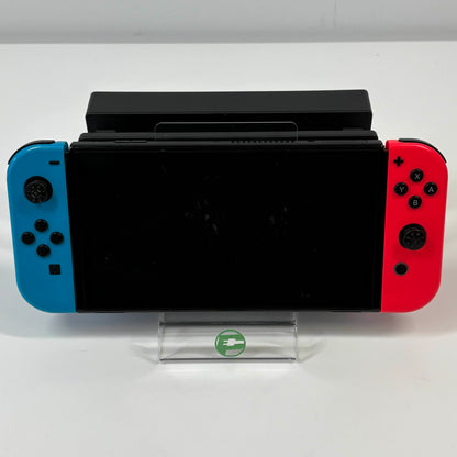 Nintendo Switch OLED Video Game Console HEG-001 Red/Blue