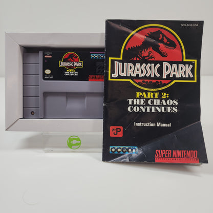 Jurassic Park 2 The Chaos Continues (Super Nintendo SNES, 1994)