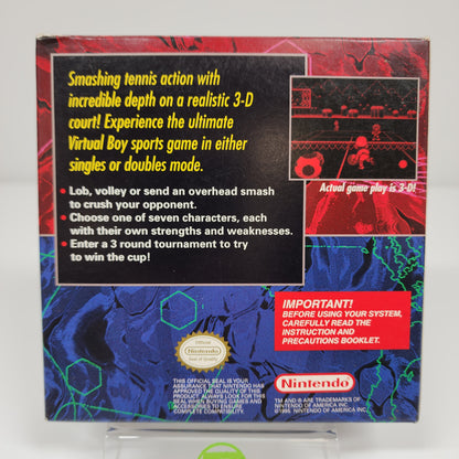 Mario's Tennis (Nintendo Virtual Boy, 1995)