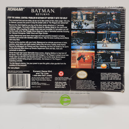 Batman Returns (Super Nintendo SNES, 1993)