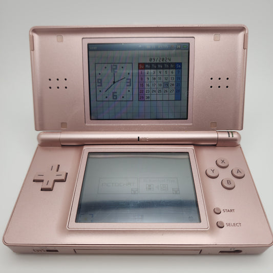 Nintendo DS Lite Handheld Game Console Only USG-001 Metallic Rose