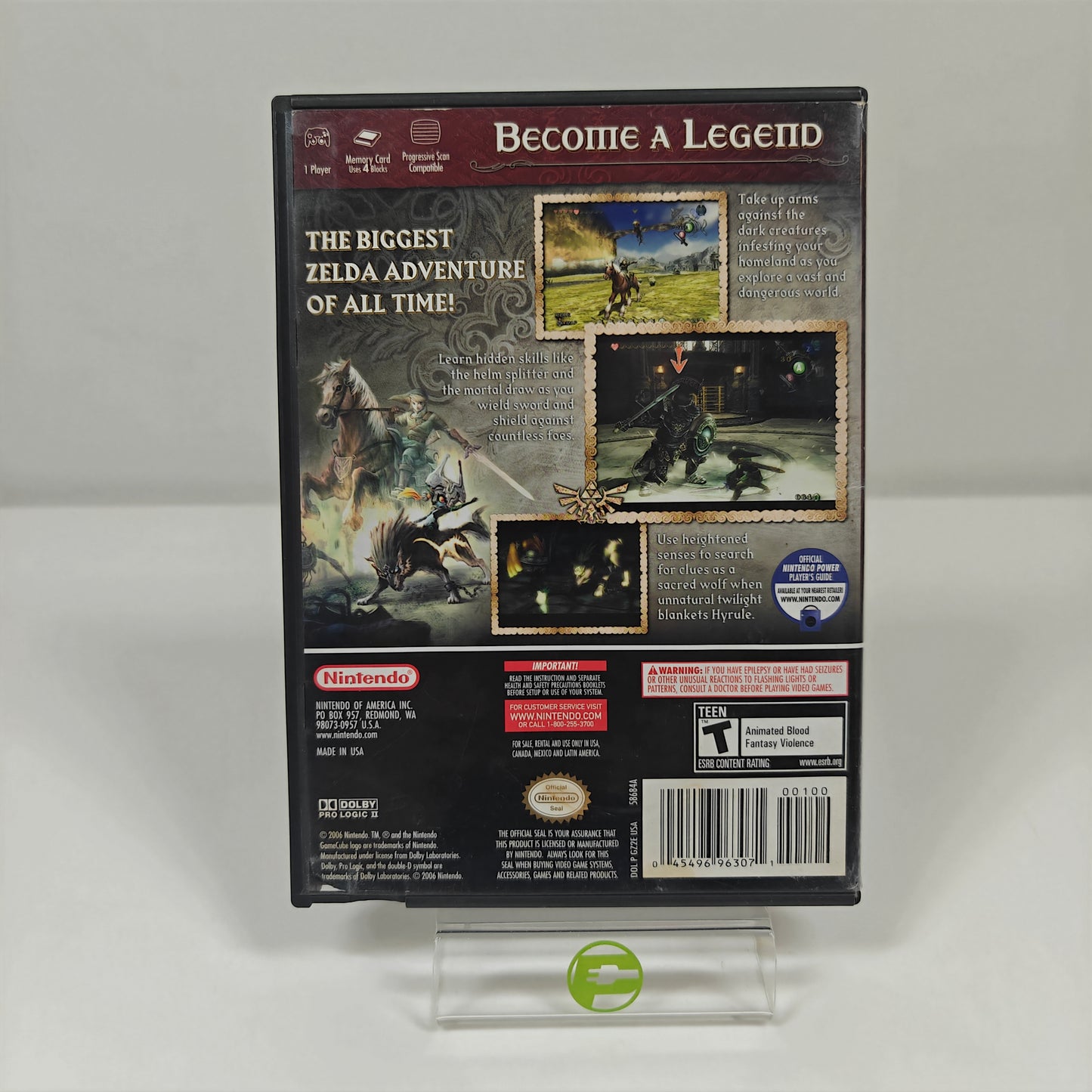 Zelda Twilight Princess (Nintendo GameCube, 2006)