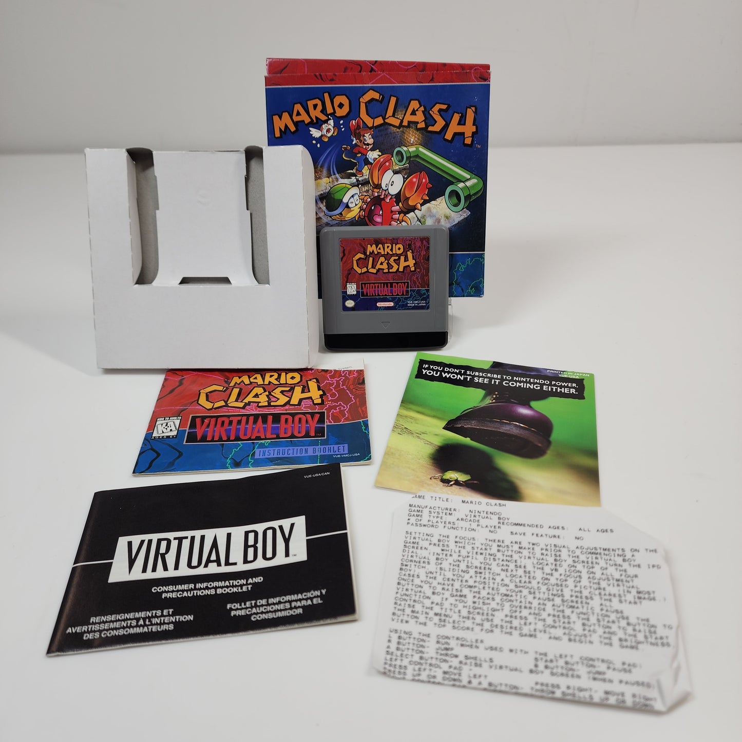 Mario Clash (Nintendo Virtual Boy, 1995)