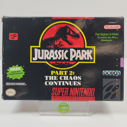 Jurassic Park 2 The Chaos Continues (Super Nintendo SNES, 1994)