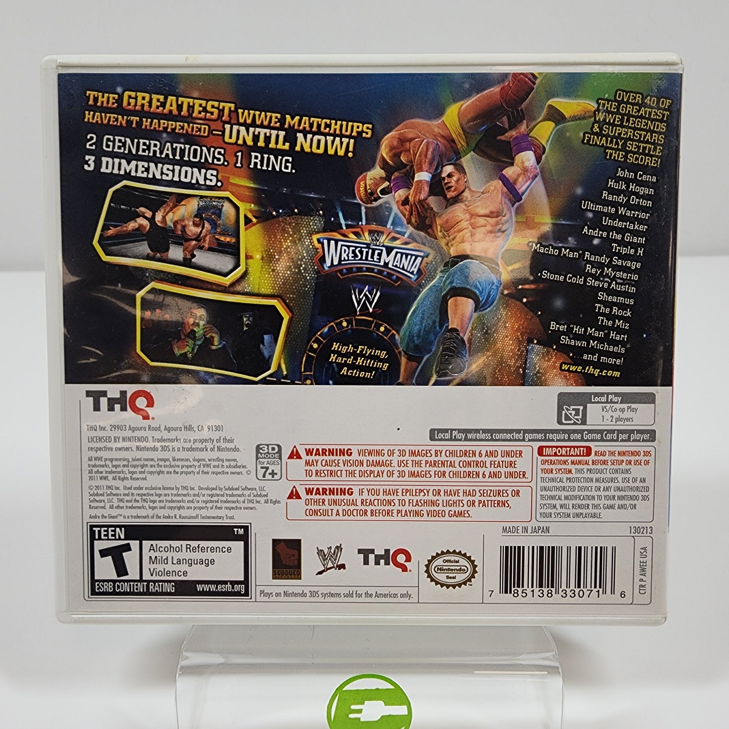 WWE All Stars (Nintendo 3DS, 2011)