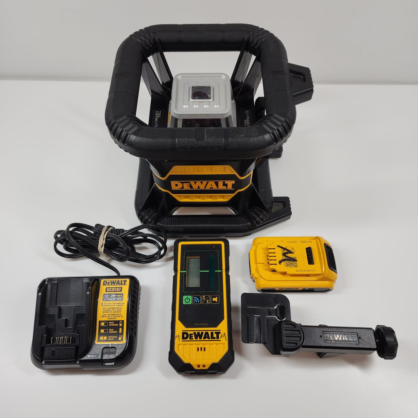 DeWalt DW080LGS 20V Tool Connect Green Tough Rotary Laser