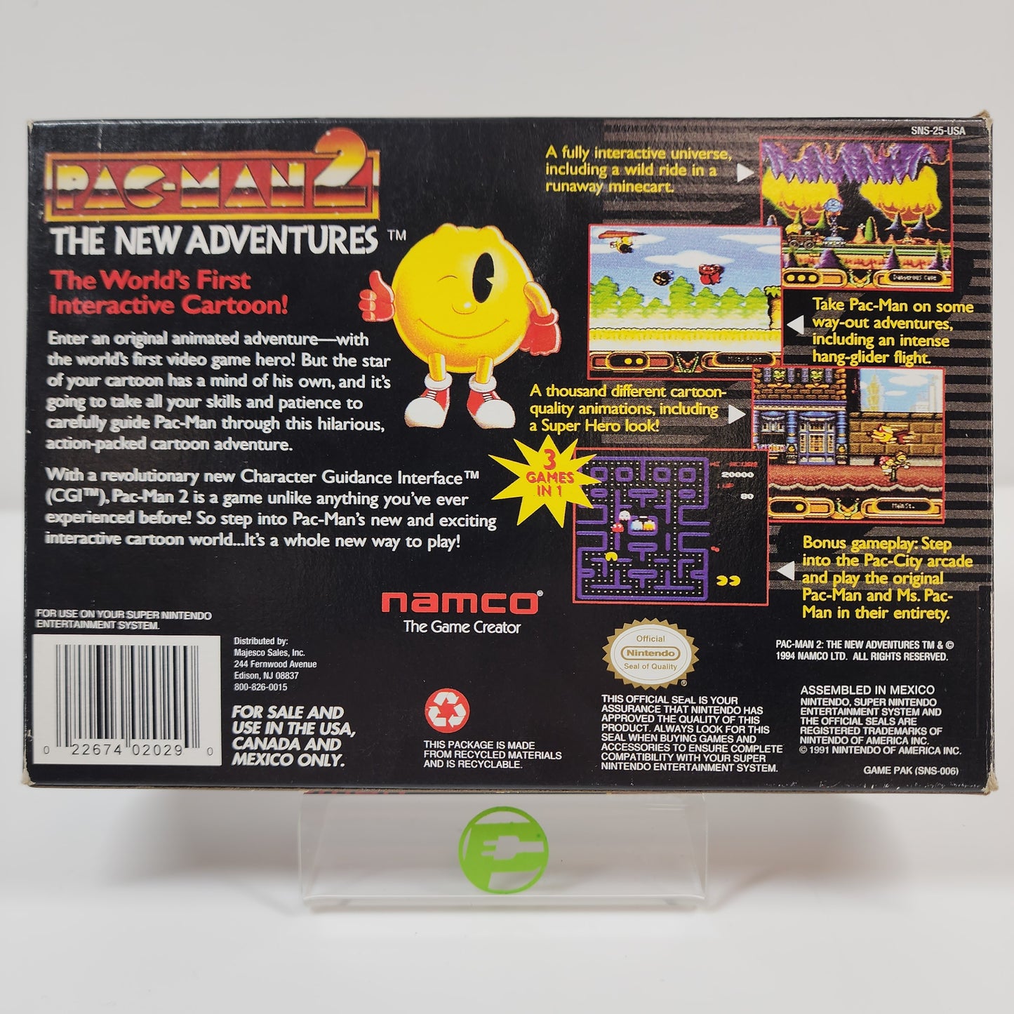 Pac-Man 2 The New Adventures (Super Nintendo SNES, 1994)