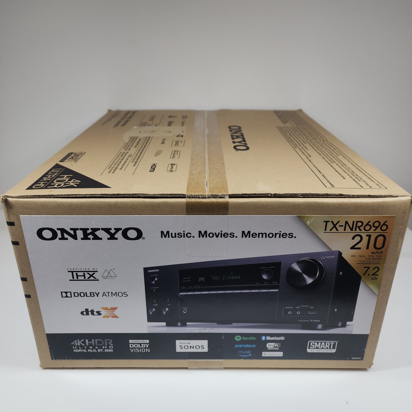 New Onkyo Smart AV Receiver Black TX-NR696