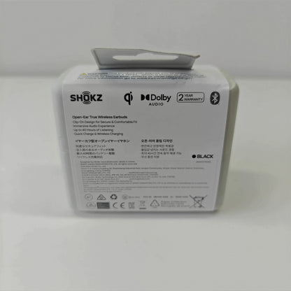 New Shokz OpenDots ONE Open Ear True Wireless Earbuds Black SHOKZ E310