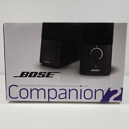 New Bose Companion 2 Series III Multimedia Speaker System Black 354495-1100