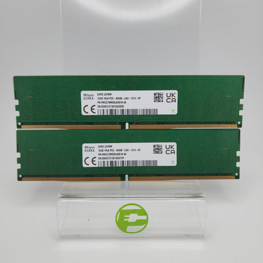 SK Hynix DDR5 UDIMM 16GB (2x8GB) DDR5 5600MHz PC5-4800B-UA0-1010-NT