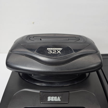 Sega Genesis 2 "Tower of Power" CD 32X Video Game Console Black MK-1361