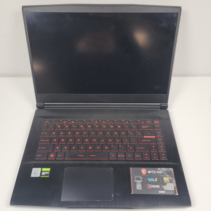 MSI GF65 Thin MS-16W1 15.6" i7-10750H 2.6GHz 8GB RAM 512GB SSD GTX 1660 Ti