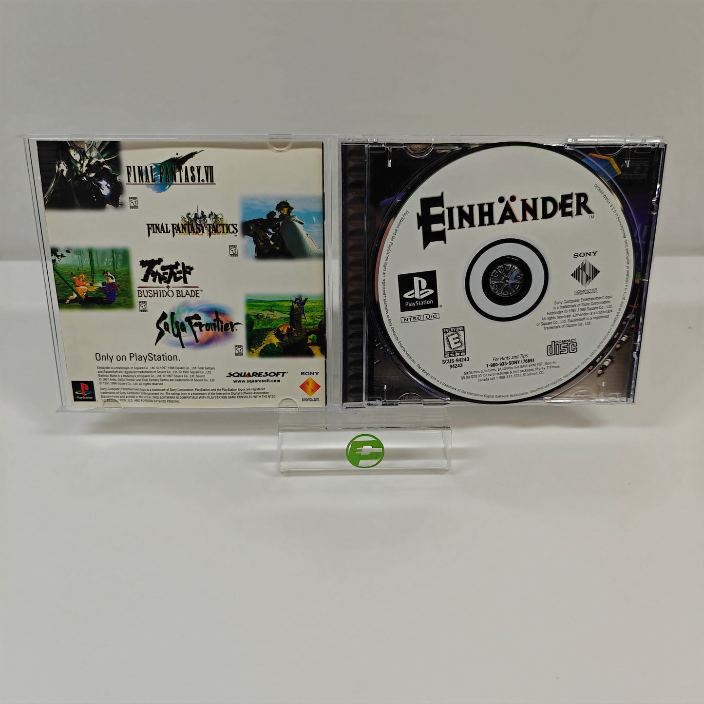 Einhander (Sony PlayStation 1 PS1, 1998)